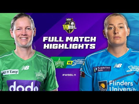 Melbourne Stars v Adelaide Strikers Match Highlights | #WBBL11