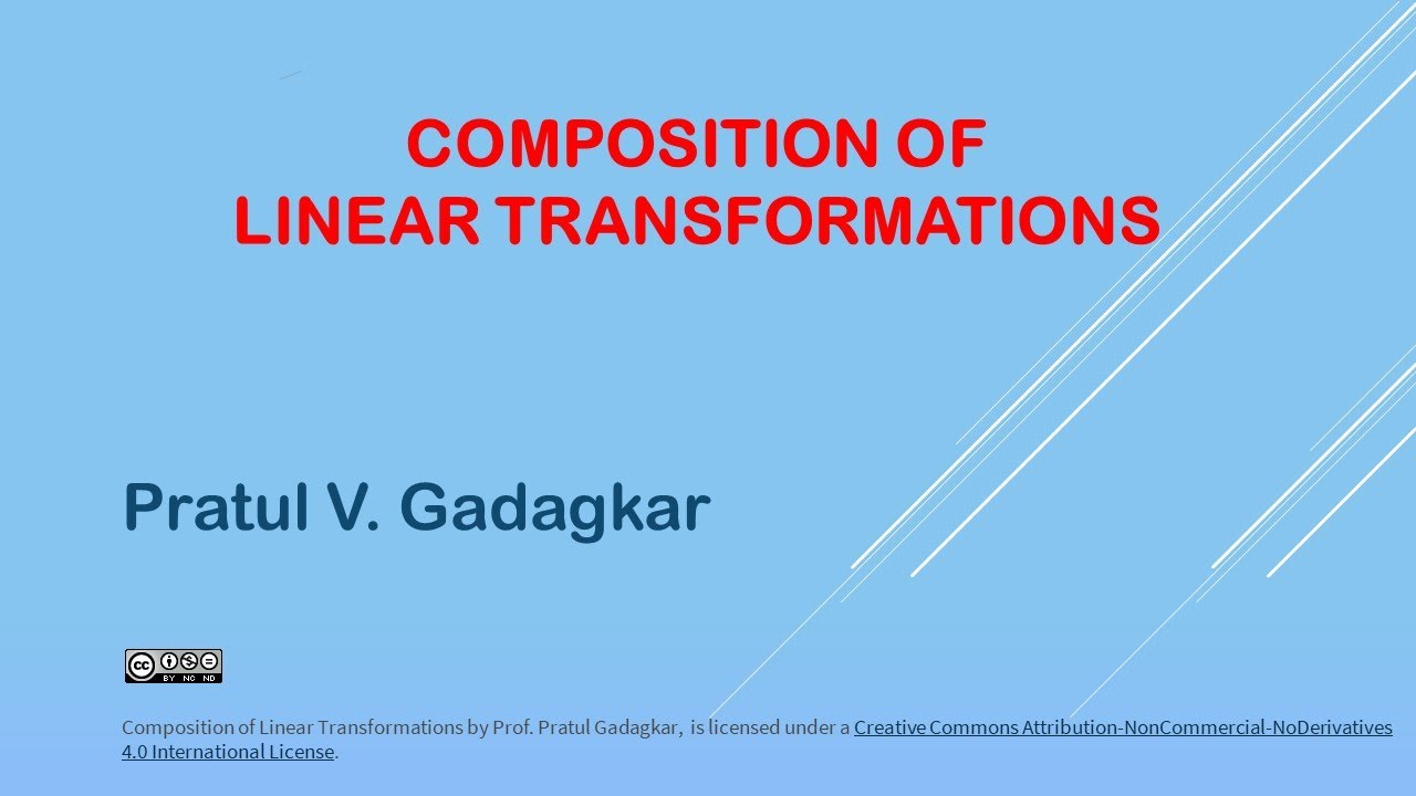 Composition of Linear Transformations