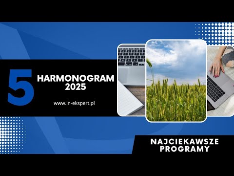 Harmonogram naborów w ramach WPR w 2025