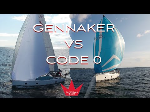 Elvstrøm Sails Gennaker vs Code 0 - Setup and Test