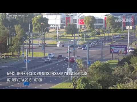 Пионерская-Московская. ДТП. 07.08.2018 Брест