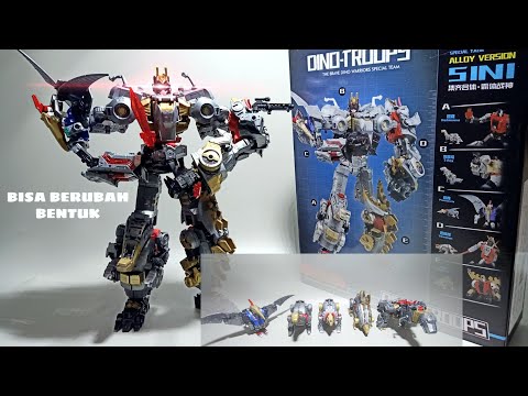 Transformers |ROBOT OF THE DINO 5 IN 1 DINO TROOPS DinoForce transfom #Transformers#optimus#grimlock