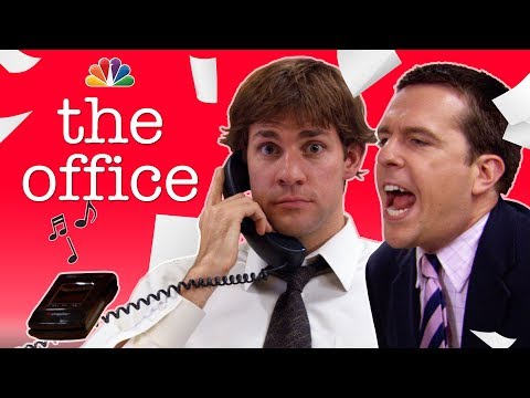 Jim's Cell Phone Prank on Andy - The Office