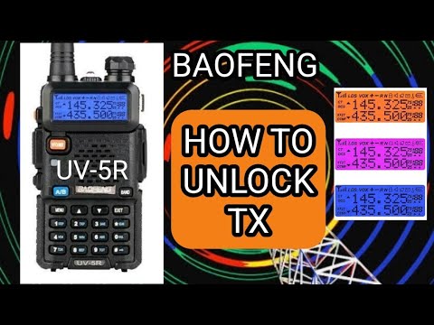 How to Unlock Baofeng UV-5R 