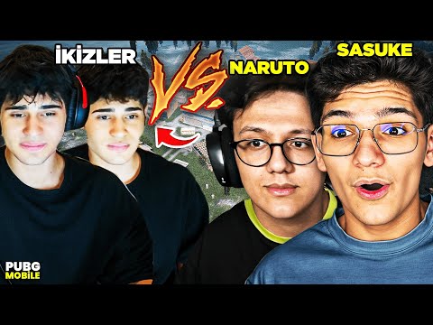 SASUKE NARUTO VS TWINS! THEY ARE SO RUGGED - PUBG MOBILE
