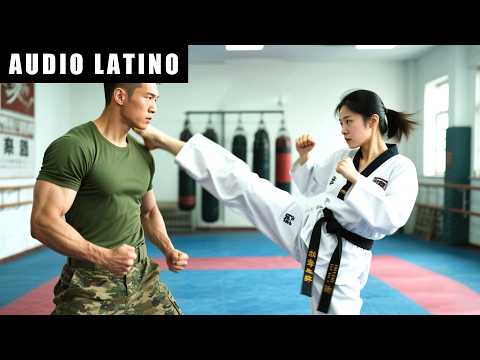Película en Español- Soldado Provocado por la chica de Taekwondo decide darle una lección con KungFu