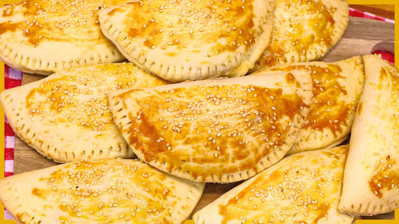 PASTEL ASSADO COM MASSA DE GUARANÁ! DERRETE NA BOCA I RECHEIO CREMOSO I FAÇA E VENDA Receitas de Pai