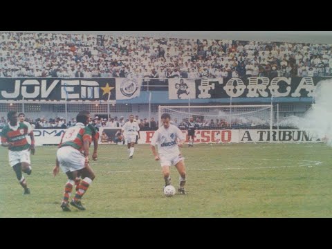 Santos 1 x 1 Portuguesa - 18/03/1995 - O invicto X A líder na reabertura da Vila!
