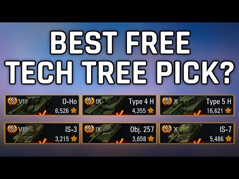 Best Free Tech Tree to Pick in World of Tanks?
