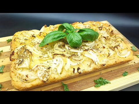 focaccia di cipolle veloce