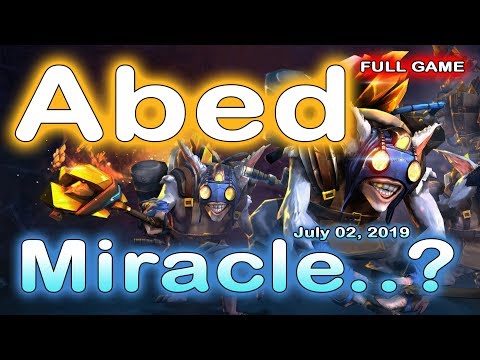 Hard Game Abed (Meepo) VS Miracle0