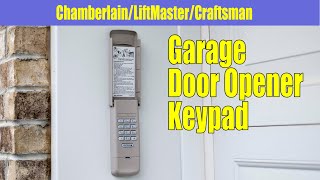 How to install Garage Door Opener Keyless Entry Wireless Keypad