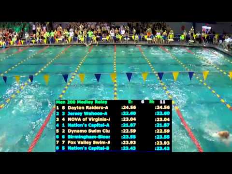 Nation's Capital breaks men's 17 18 200 medley relay national age group record at 2015 NCSA junior n