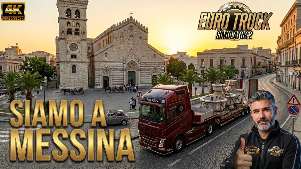 EURO TRUCK SIMULATOR 2 - VERSO MESSINA - GAMEPLAY ITA - PC - PS5 - WALKTHROUGH - ULTRAWIDE - 21:9