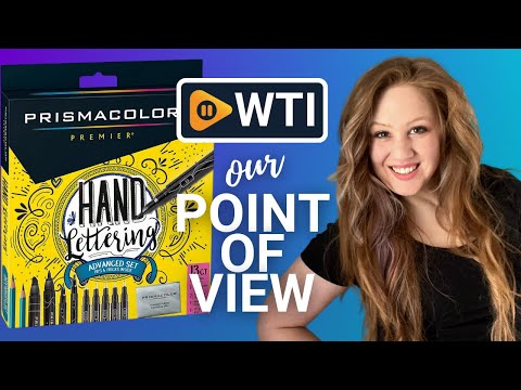Prismacolor Premier Advanced Hand Lettering Set With Illustration Markers - WTI product video review