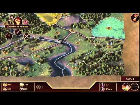 Gameplay and UX in the main map of Empires in Ruins