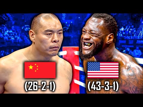 BRUTAL KNOCKOUT! Zhilei Zhang (China) vs Deontay Wilder (USA) | Boxing Fight Highlights