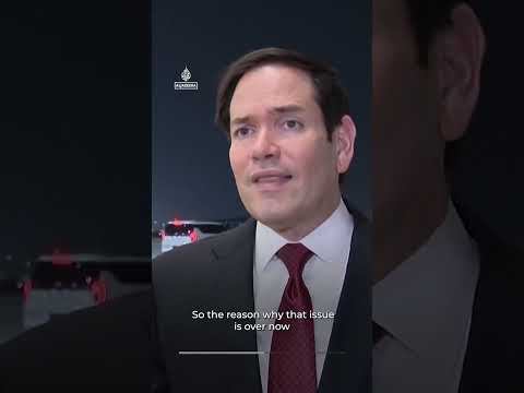 Rubio begins Gulf visit in the UAE to advance US-Iran peace deal