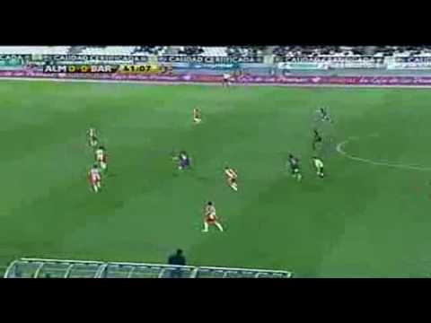Almeria 0 vs Fc Barcelona 2 Goals goles & Highlights La Liga (15/3/09)