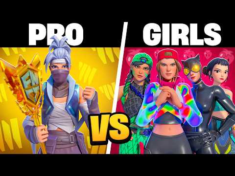 4 Girls VS 1 Pro 