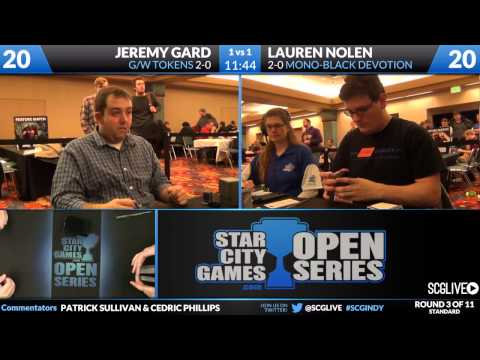 SCGINDY - Standard - Round 3c - Lauren Nolen vs Jeremy Gard