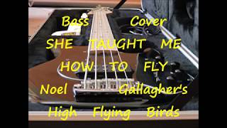 Noel Gallagher&#39;s High Flying Birds - She Taught Me How To Fly (BASS COVER)