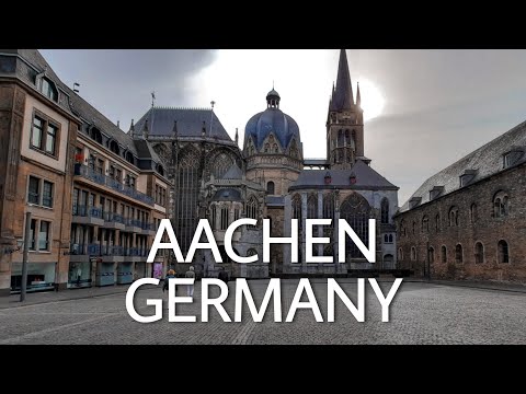 4K Documentary Film - Aachen Walking Tour With city sounds. Best places to visit in Germany