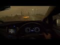 Driving In Heavy Rain In The City Towards Evening For Sleep Work Study