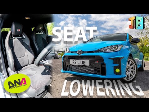 FIXING GR Yaris PROBLEMS! LOWERING the stock SEATS with DNA Racing Components