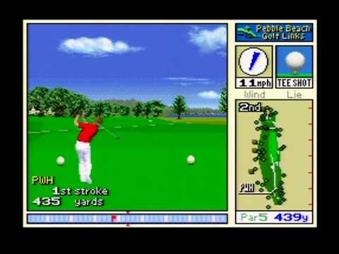 Pebble Beach Golf Links - SNES Gameplay