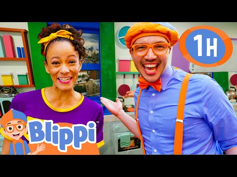 Blippi and Meekah Learn About Fire Safety at NYC Fire Station! | 1 HOUR OF BLIPPI TOYS!
