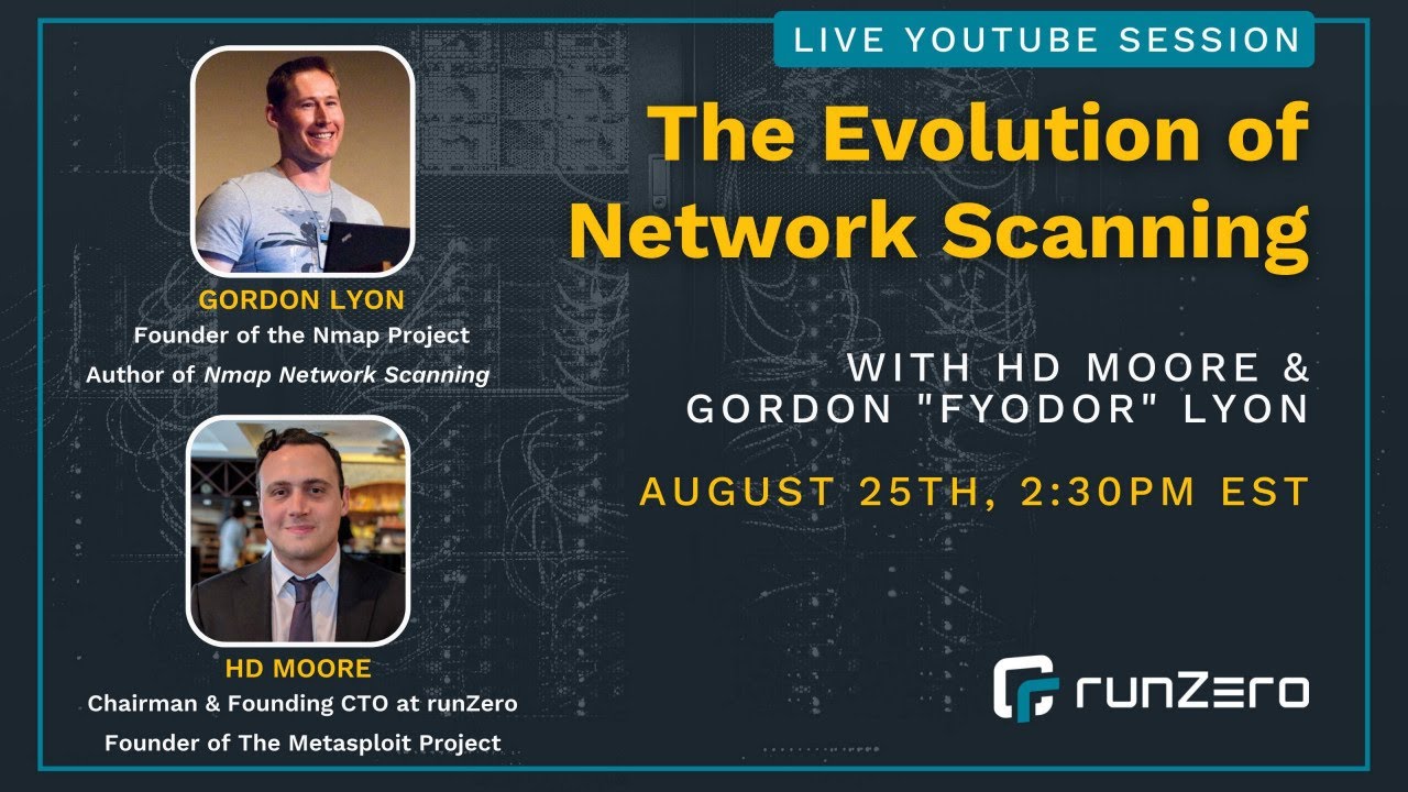 HD Moore and Gordon Lyon on 25 Years of Network Scanning