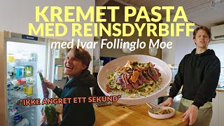 Kremet pasta med reinsdyrbiff à la Ivar Follinglo Moe