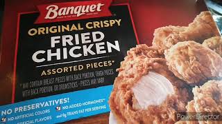 banquet crispy fried chicken from your  trying it for the first time