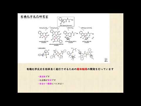 政策学科 関西大学 化学生命工学部　坂口聡 教授　『有機化学反応研究室で行っていること』
