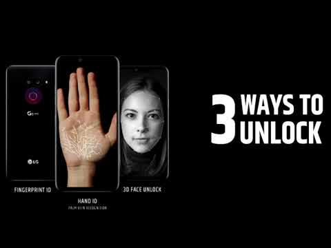 First Smartphone with 3 Ways to Unlock - LG G8 ThinQ