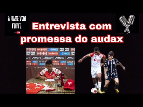 ENTREVISTA COMPLETA COM JOGADOR DO AUDAX  vejam..!🔴⚪