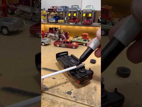 Simple lift with a knobby tire stuffed on this Denali HD. Ertl wheels and tires stuffed in there 🤠