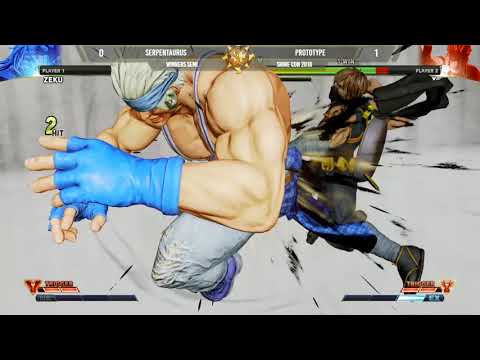 Shine Con 2018 - Serpentaurus (Zeku) Vs. Prototype (Alex) Winners - Street Fighter V