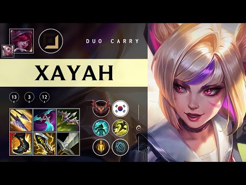 Xayah ADC vs Kai'Sa - KR Grandmaster Patch 25.23