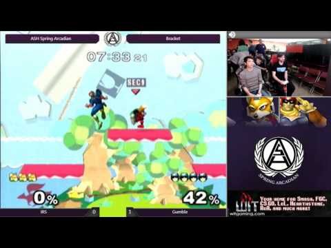 IRS (Fox) vs Gumble (Falcon) - ASH Spring Arcadian Melee Bracket