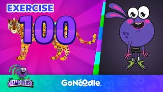 Let's Skip to 100! - Learn to Count | Activities For Kids | GoNoodle