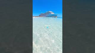Chilling in Msc Ocean Cay 🩵 Marine Reserve Bahamas #oceancay #bahamas