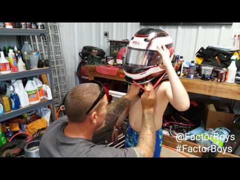 Factor Boys OKLAHOMA Drive Daddy's 600 Micro Sprint Race Car!