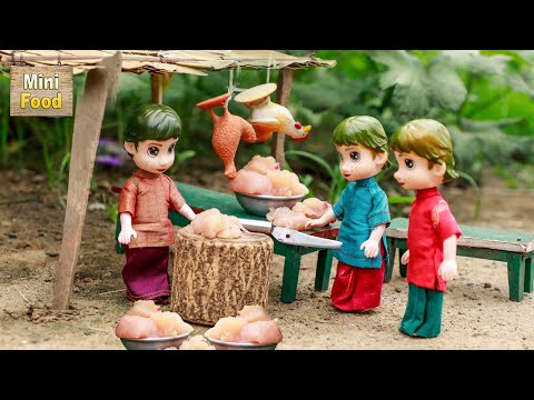 Miniature Cooking Chicken Roll  | Mini Cooking | Tiny Cooking | Mini Food Cooking