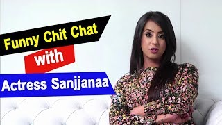 Actress Sanjana Hilarious Chit Chat | Tollywood Under Drugs