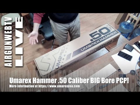 AIRGUNWEBTV LIVE! - Umarex Hammer UNBOXING the Beast! - I’ve been so wanting this airgun!!!