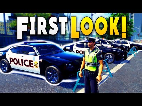 FIRST LOOK : BEST Police Simulator Game Ever - Police Simulator : Patrol Duty Gameplay