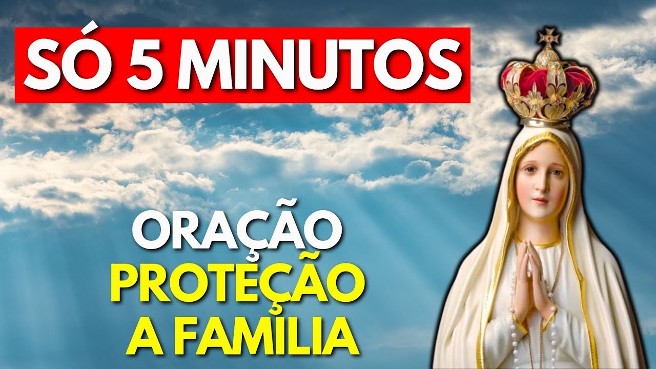 Pare por 5 Minutos e Reze Esta Oração à Nossa Senhora! Oração de Proteção à Família!