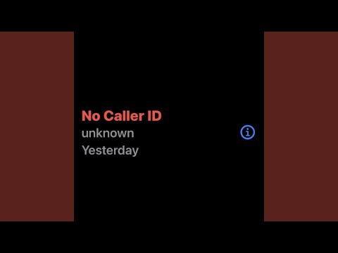 no caller id